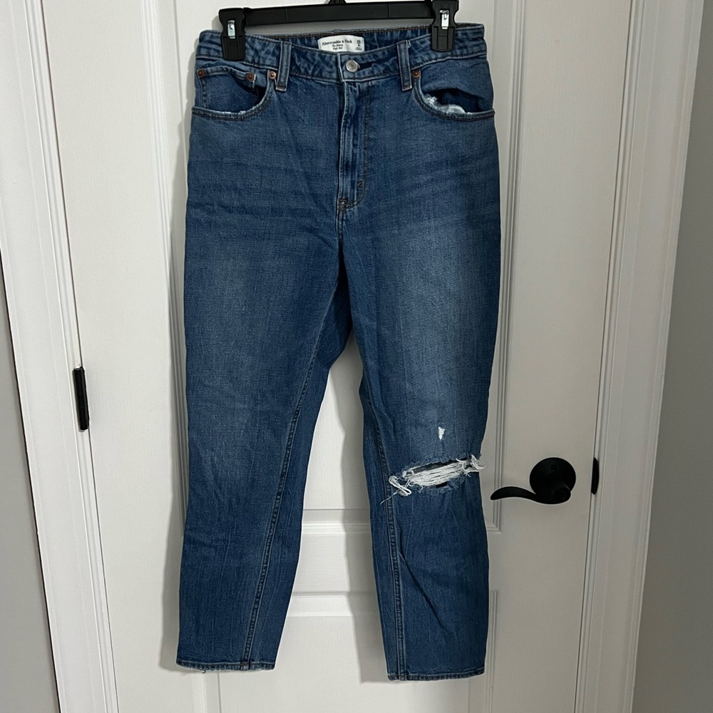 Abercrombie and Fitch Curve Love Skinny High Rise Jeans